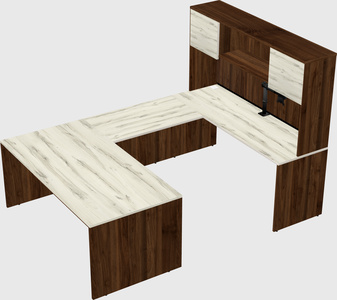 U-shaped desk