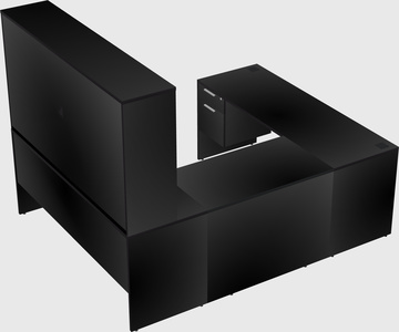 U-shaped desk