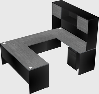 U-shaped desk