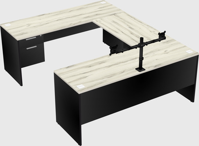 U-shaped desk