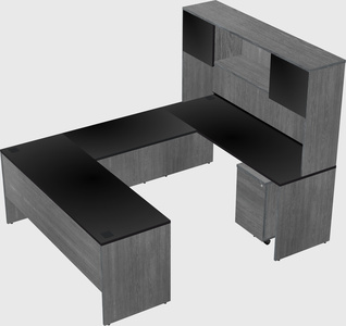 U-shaped desk