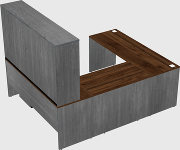 U-shaped desk