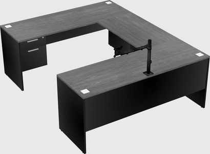 U-shaped desk