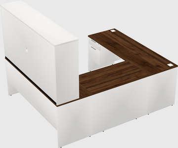 U-shaped desk