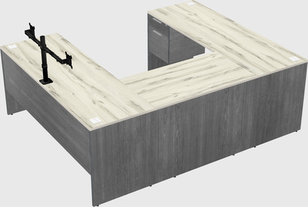 U-shaped desk
