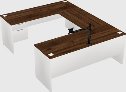 U-shaped desk