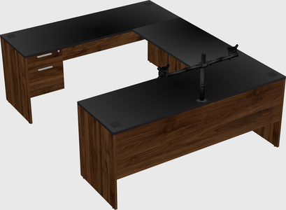 U-shaped desk