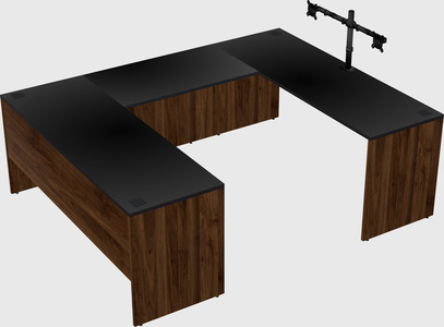 U-shaped desk