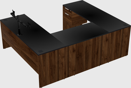U-shaped desk