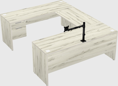 U-shaped desk