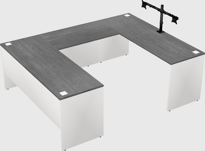 U-shaped desk
