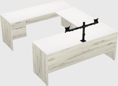 U-shaped desk