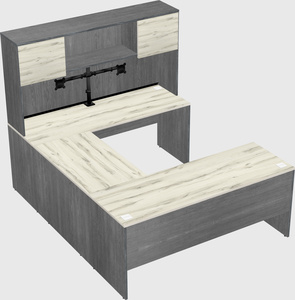 U-shaped desk