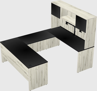 U-shaped desk