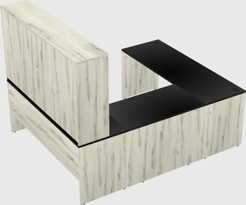 U-shaped desk