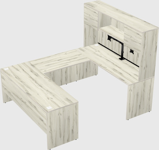U-shaped desk