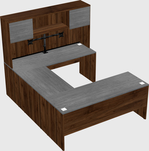 U-shaped desk
