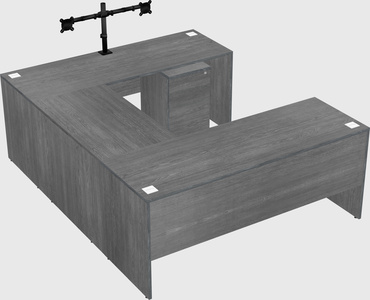 U-shaped desk