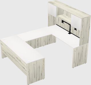 U-shaped desk