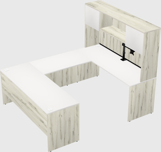 U-shaped desk