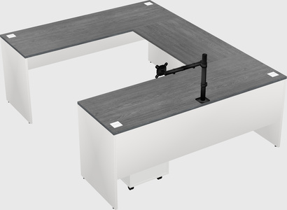U-shaped desk