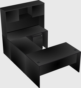U-shaped desk