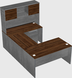 U-shaped desk