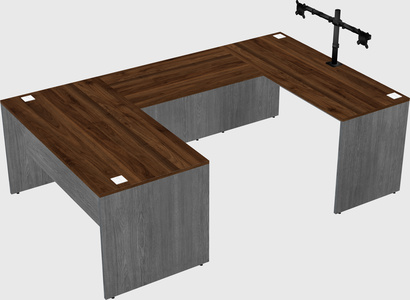 U-shaped desk