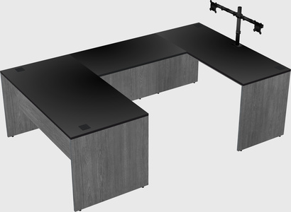 U-shaped desk