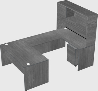 U-shaped desk