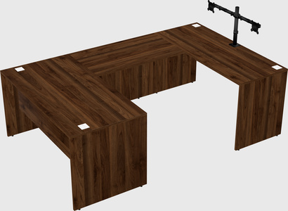 U-shaped desk