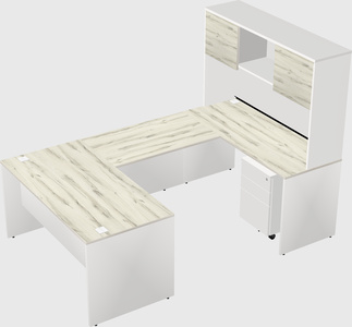 U-shaped desk