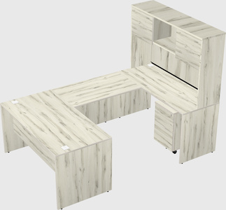 U-shaped desk