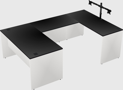 U-shaped desk
