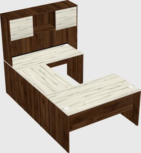 U-shaped desk