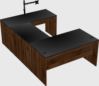 U-shaped desk