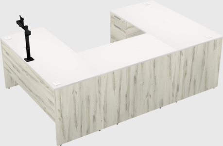 U-shaped desk