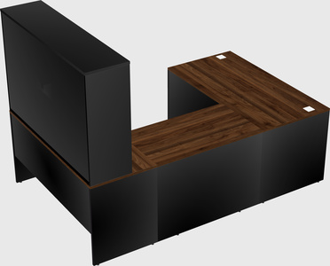 U-shaped desk