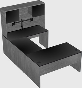U-shaped desk