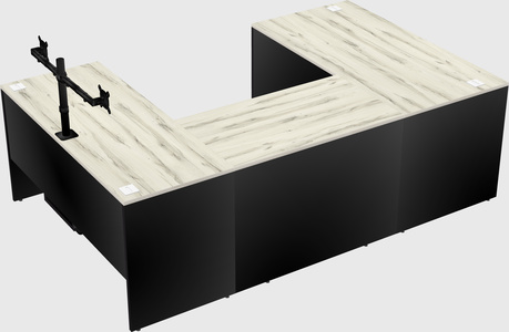 U-shaped desk