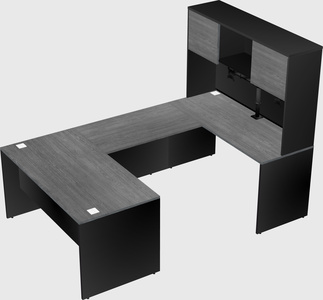 U-shaped desk