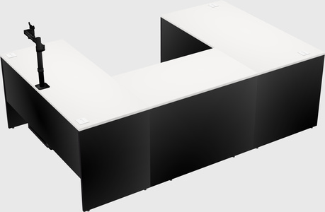 U-shaped desk