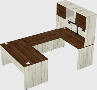 U-shaped desk