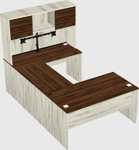U-shaped desk