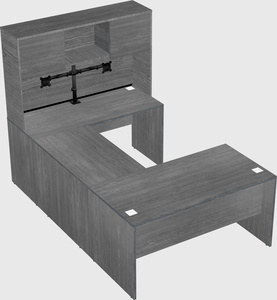 U-shaped desk