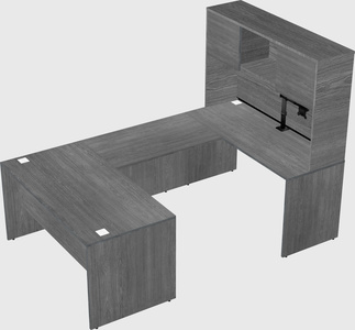 U-shaped desk