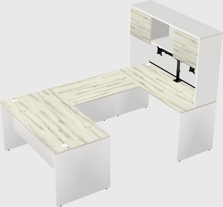 U-shaped desk