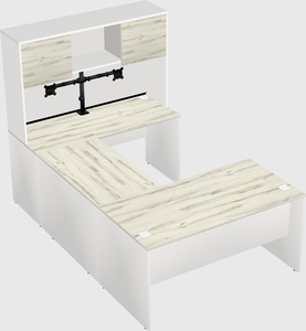 U-shaped desk