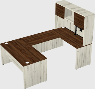 U-shaped desk