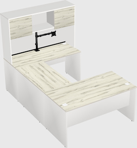 U-shaped desk